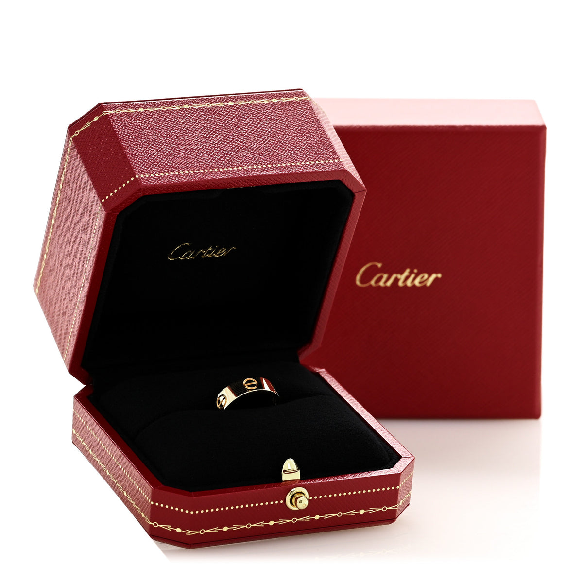 18K Yellow Gold 5.5mm LOVE Ring 52 6 49 4.75