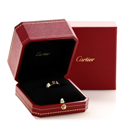 Cartier 18K Yellow Gold 5.5mm LOVE Ring 52 6 49 4.75 7 of 7