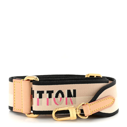 Louis Vuitton Jacquard Speedy Bandouliere 20 Shoulder Strap Black 1 of 3