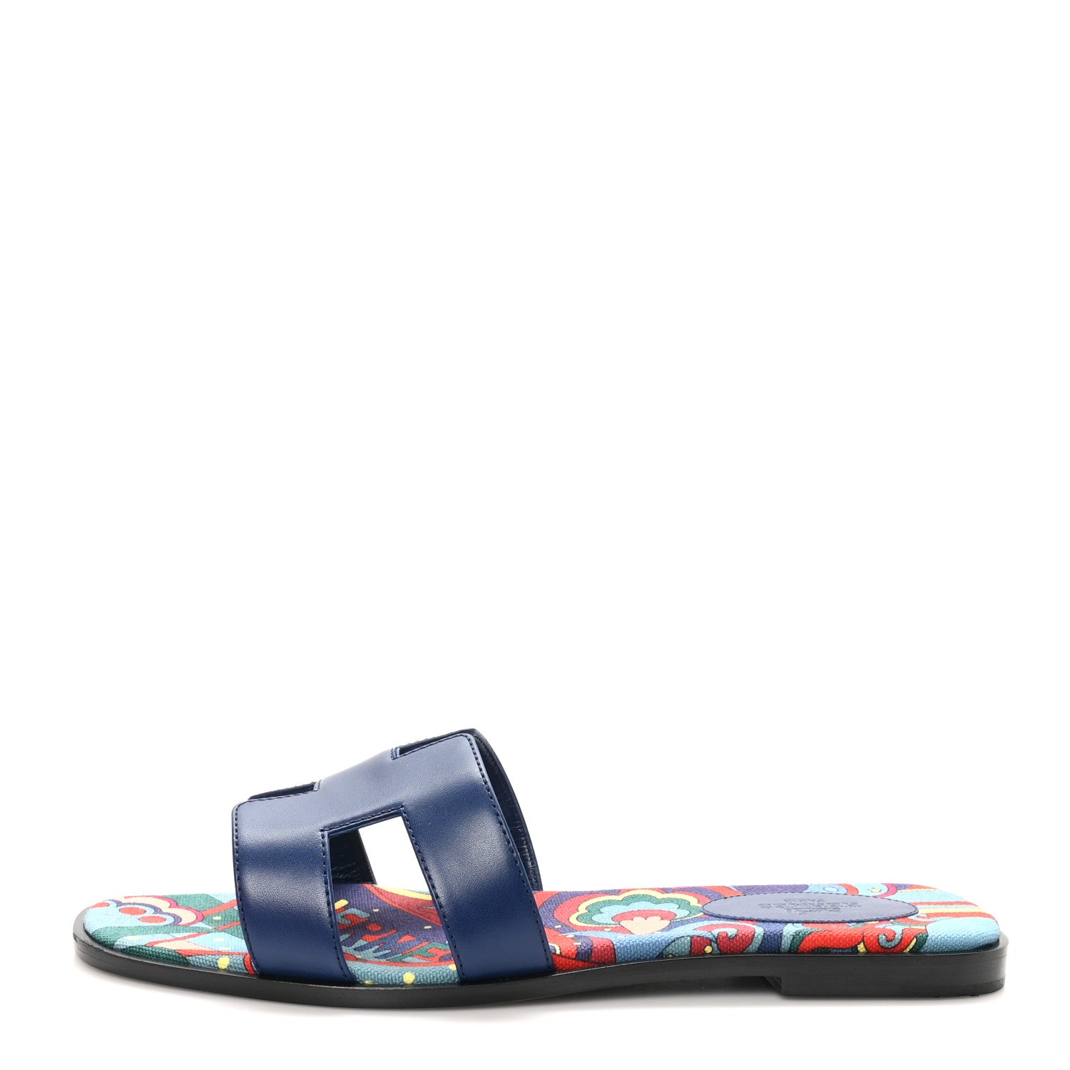 Hermes Swift Oran Sandals 40 Bleu Maritime 1 of 10
