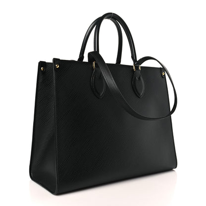 Louis Vuitton Epi Onthego MM Black 3 of 8