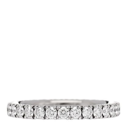 Cartier Platinum Diamond 2.6mm Etincelle de Cartier Wedding Band Ring 51 5.75 1 of 4