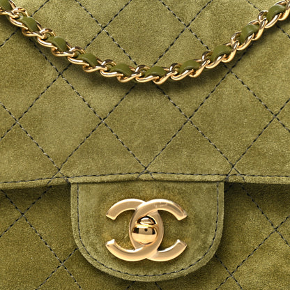 Chanel Suede Calfskin Mini Souplissimo Flap Khaki 7 of 10