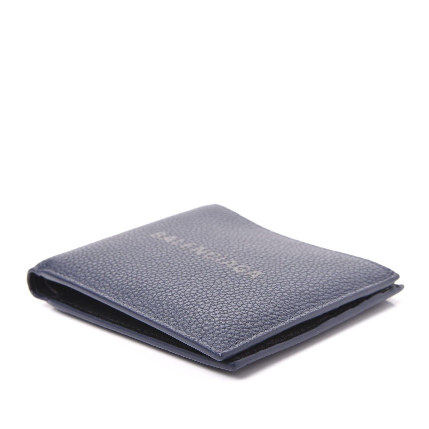 Balenciaga Calfskin Everyday Square Bi-Fold Wallet Bleu 5 of 8