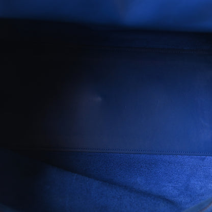 Saint Laurent Calfskin Medium Monogram Cabas Blue Majorelle 5 of 9
