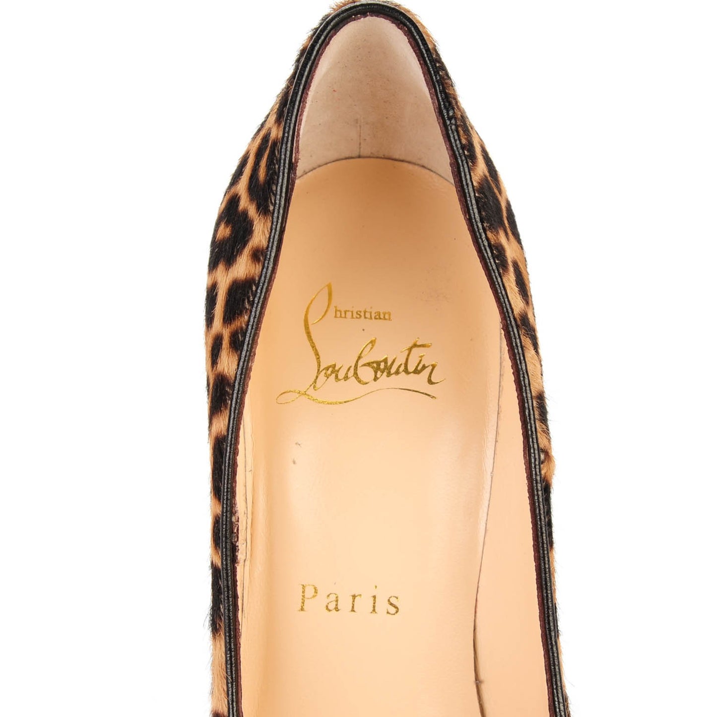 Pony Hair Jaguar Print So Kate 120 Pumps 34.5 Brown