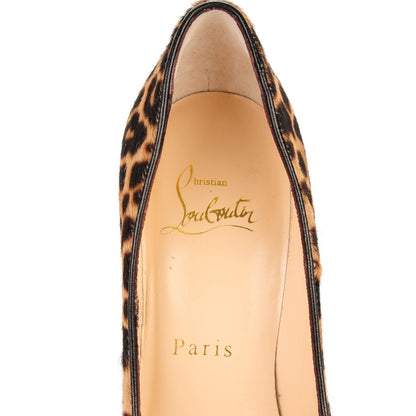 Christian Louboutin Pony Hair Jaguar Print So Kate 120 Pumps 34.5 Brown 6 of 7
