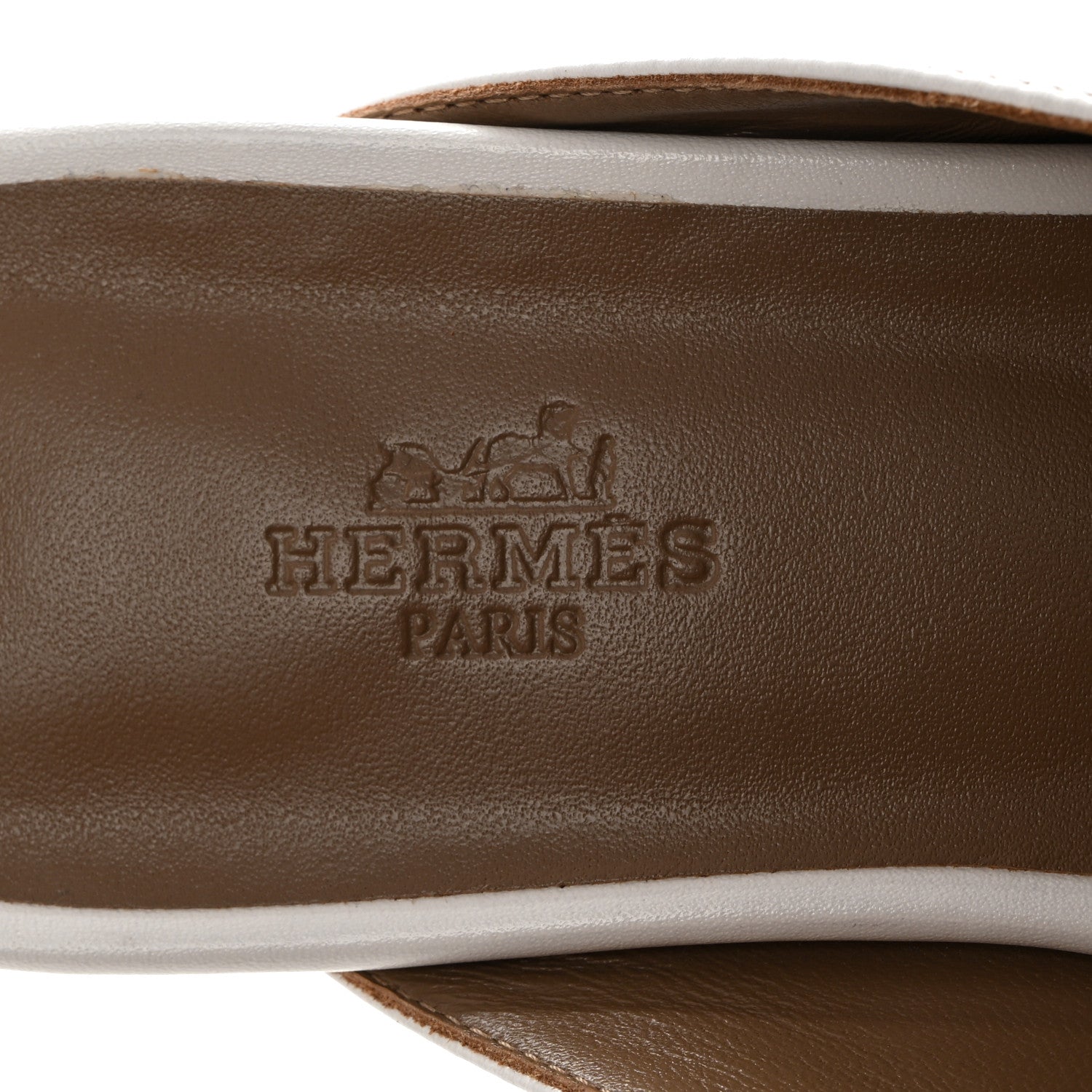Hermes Calfskin Oz Mules 39 White 6 of 8