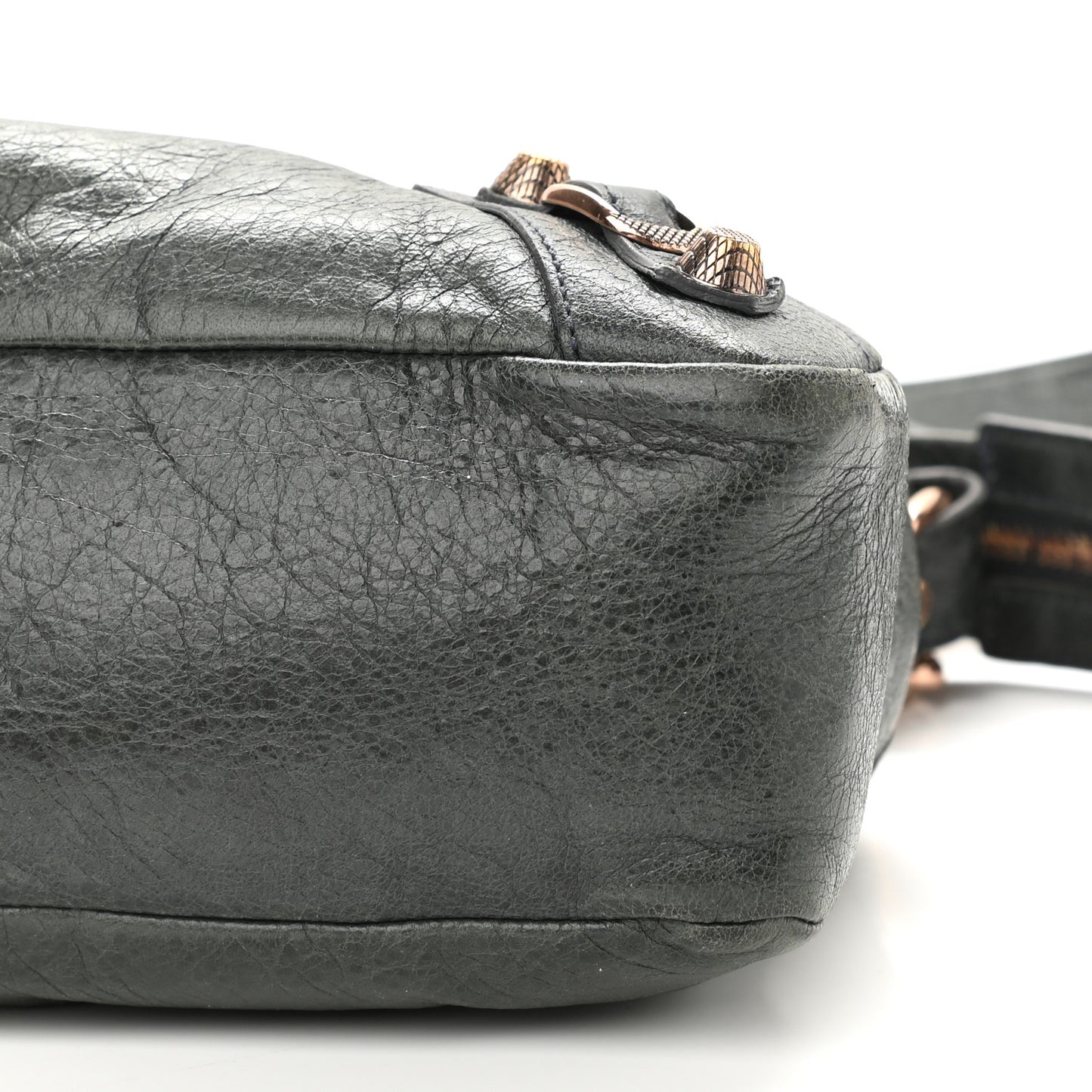 Agneau Giant 12 Rose Gold Hardware Town Anthracite