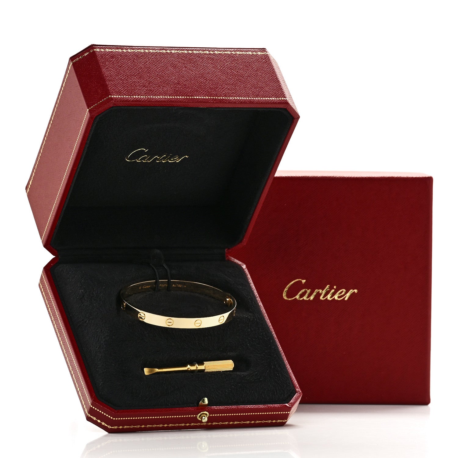 Cartier 18k Yellow Gold Love Bracelet 18 9 of 9