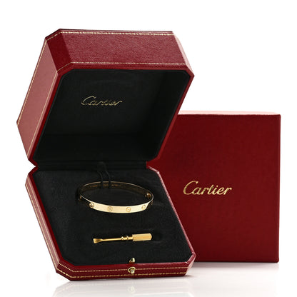 Cartier 18k Yellow Gold Love Bracelet 18 9 of 9