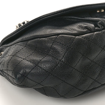 Chanel Caviar Half Moon Large Flap Black 8 of 9