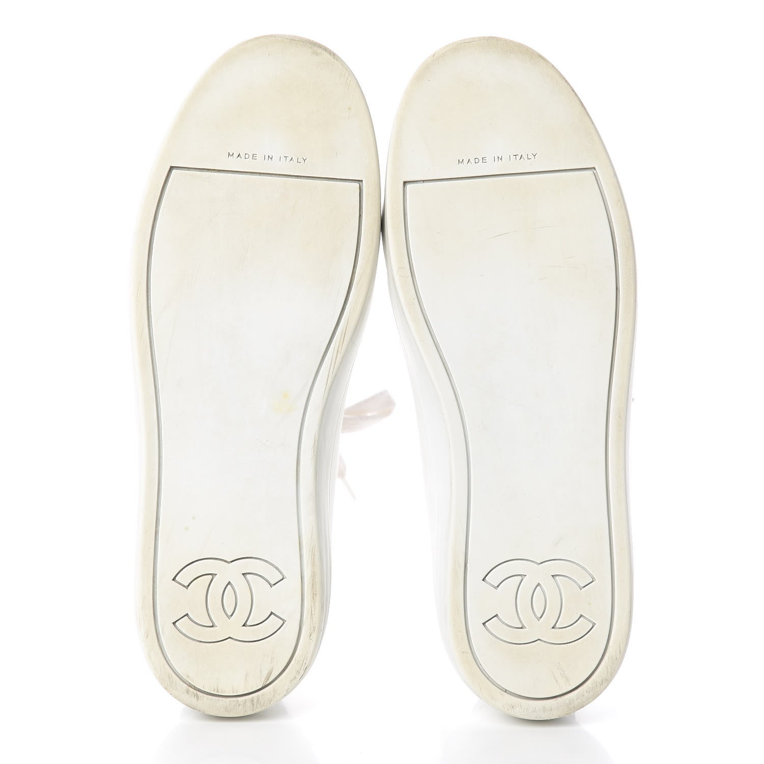 Chanel Patent CC Sneakers 36.5 Navy White 7 of 17
