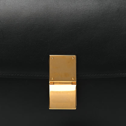Celine Box Calfskin Medium Classic Box Flap Bag Black 8 of 10