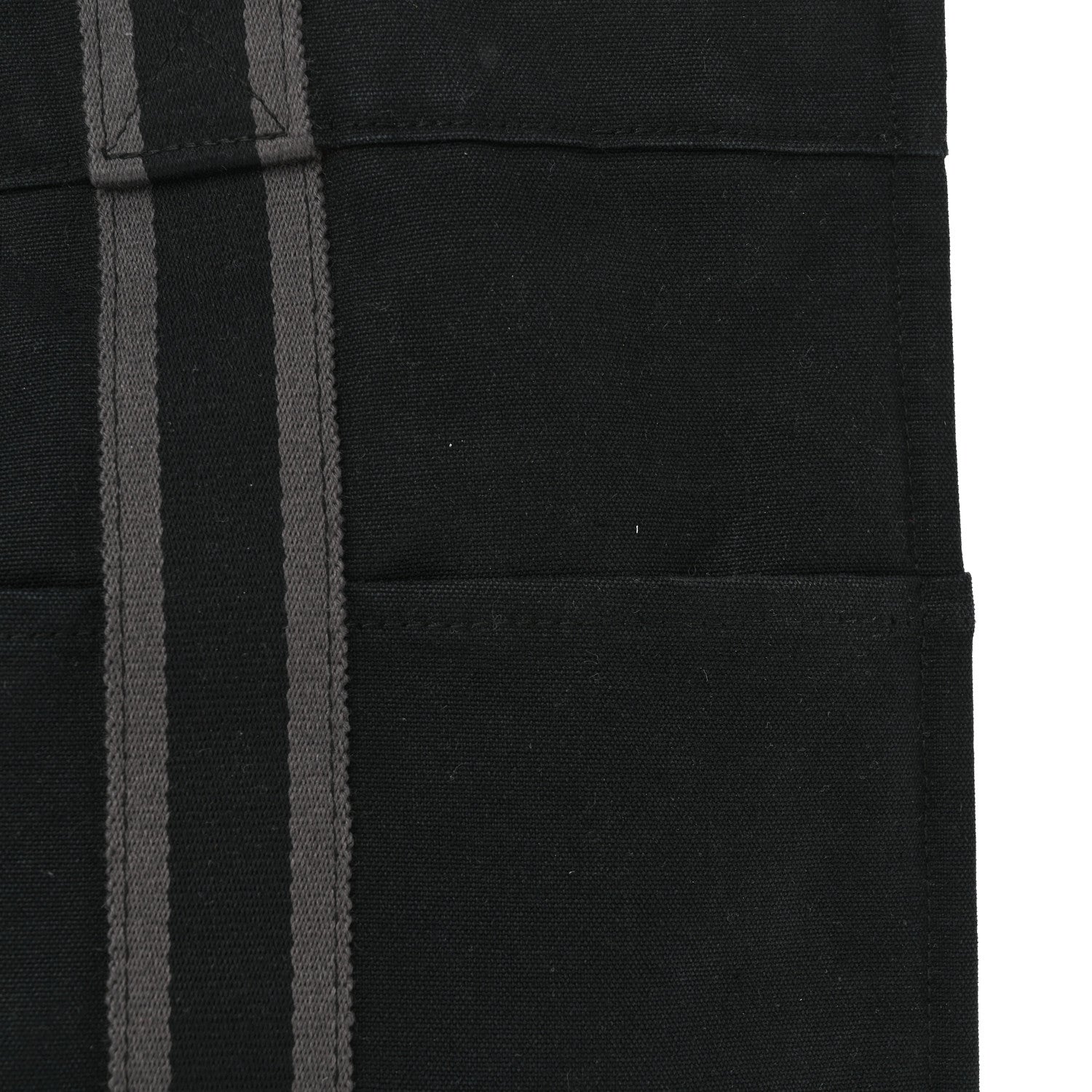 Hermes Canvas Herline MM Tote Black 11 of 15