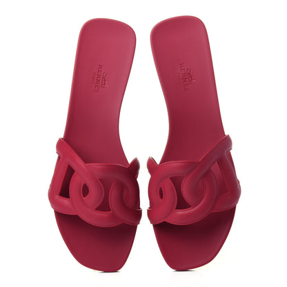 Hermes Rubber Aloha Sandals 40 Rose Baie 6 of 11