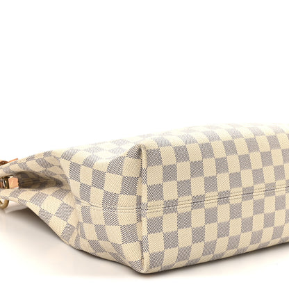 Louis Vuitton Damier Azur Graceful PM Rose Ballerine 8 of 10