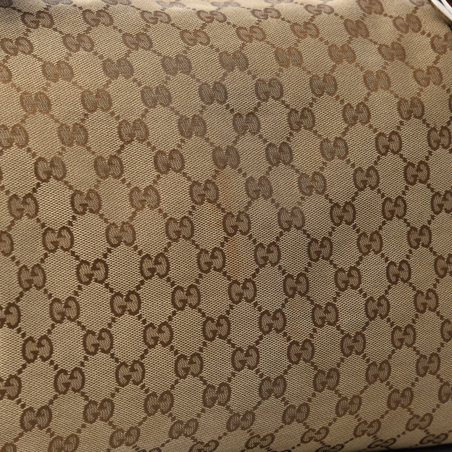 Gucci Monogram Bamboo Bar Medium Tote Brown 8 of 11