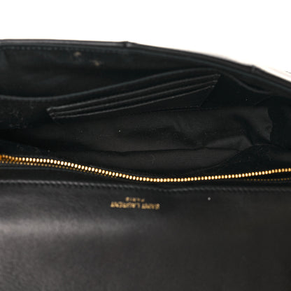 Saint Laurent Lambskin Patchwork Monogram Medium Jamie Black 5 of 11