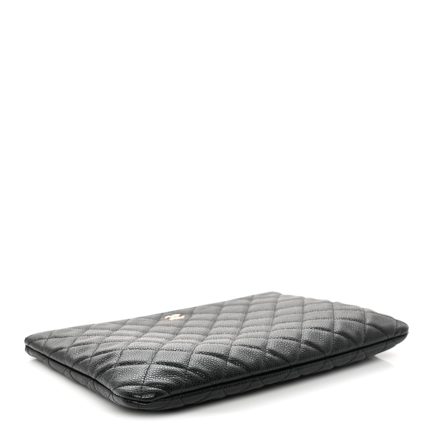 Caviar Quilted Medium Cosmetic Case Black