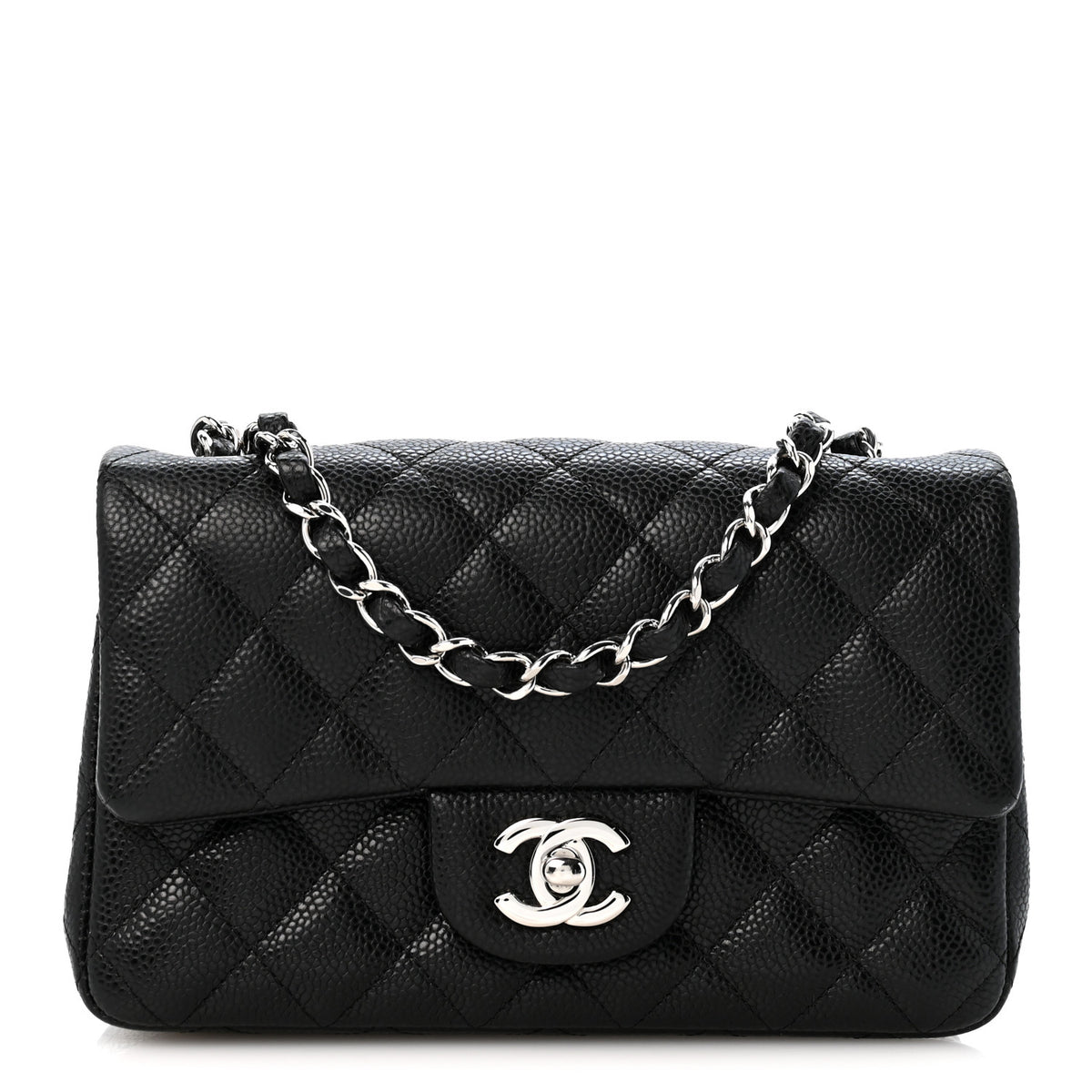 Chanel Caviar Quilted Mini Rectangular Flap Black 1 of 13