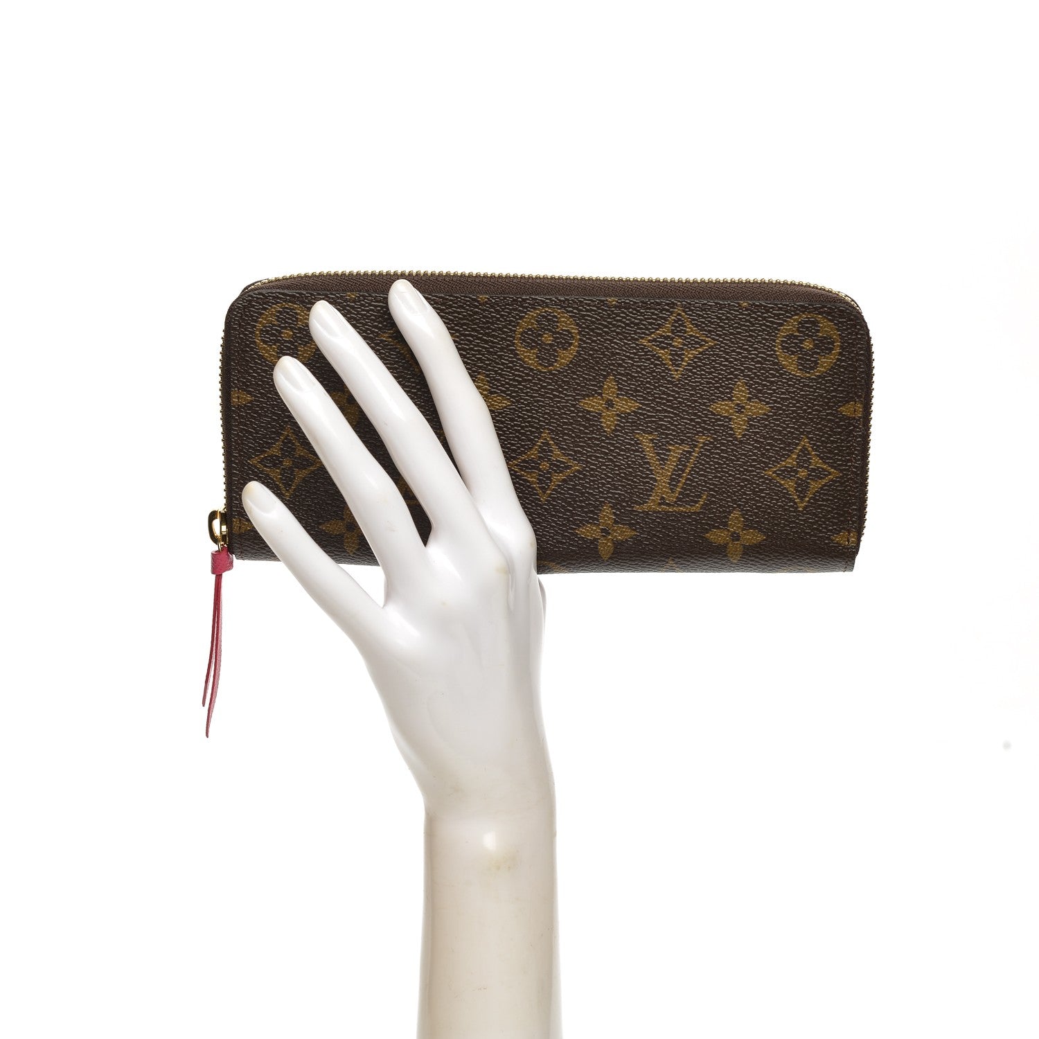 Louis Vuitton Monogram Clemence Wallet Hot Pink 2 of 7