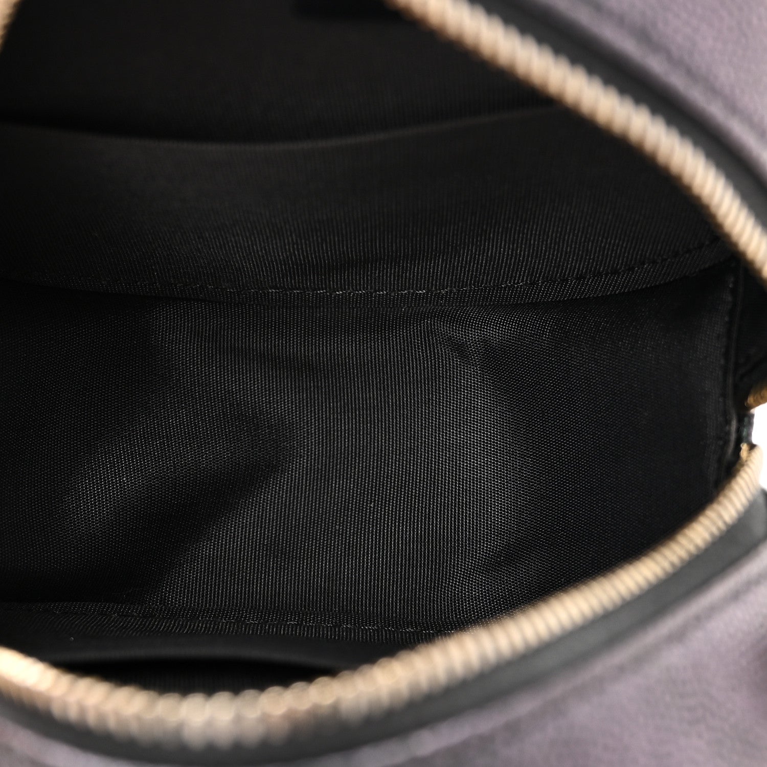 Chanel Iridescent Caviar Quilted Round Clutch With Chain Black 5 of 10