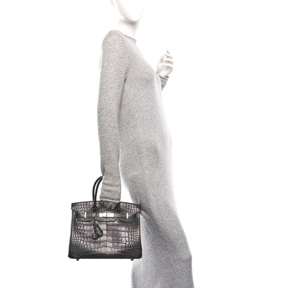 Hermes Matte Alligator Birkin 30 Black 2 of 10