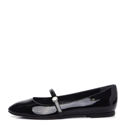 Louis Vuitton Patent Uniformes Ballet Flats 37 Black 1 of 10