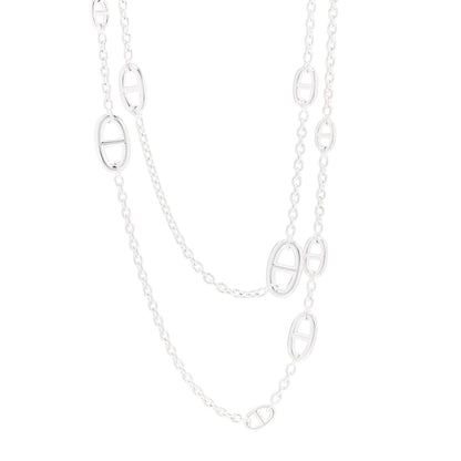 Hermes Sterling Silver Farandole Necklace 160 1 of 4
