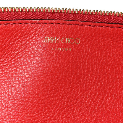 Jimmy Choo Grainy Calfskin Nine2Five East West Tote Red 8 of 11