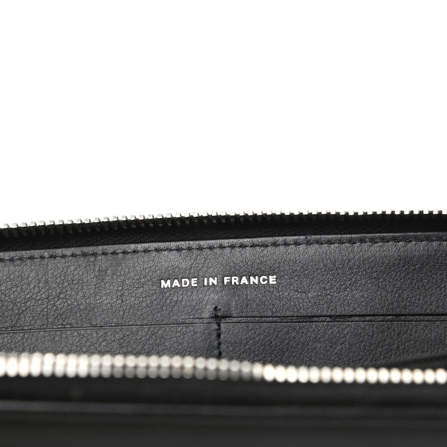 Caviar Sevruga Zip Around Wallet Black