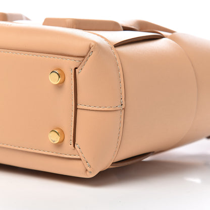 Bottega Veneta French Calfskin Maxi Intrecciato Mini Arco Nude 9 of 10