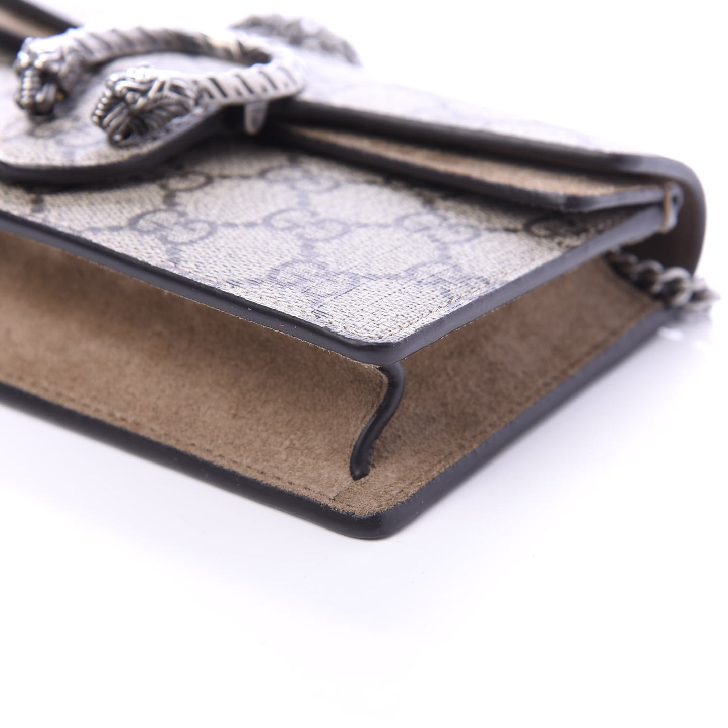GG Supreme Monogram Super Mini Dionysus Shoulder Bag Taupe