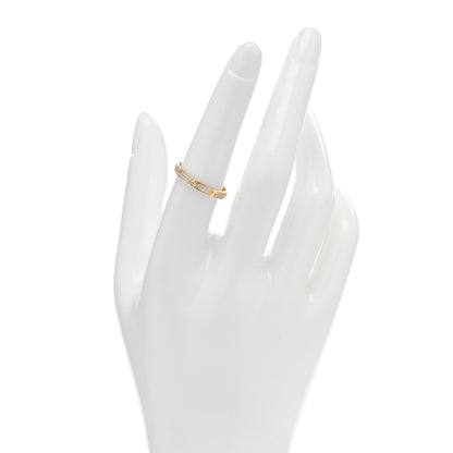 Cartier 18K Yellow Gold Diamond 2.6mm LOVE Paved Band Ring 55 7.25 2 of 5