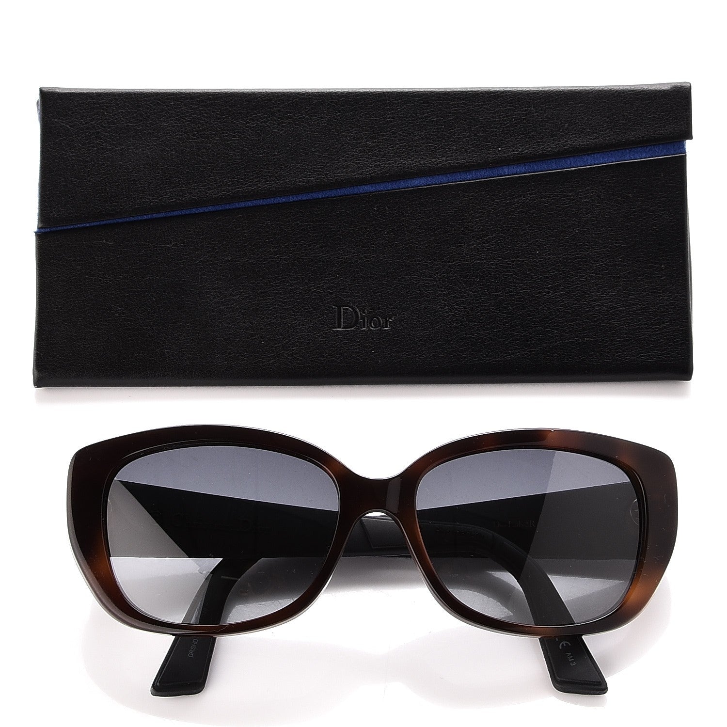 Christian Dior Lambskin Cannage Dior Lady 2R Sunglasses Havana Purple 8 of 8
