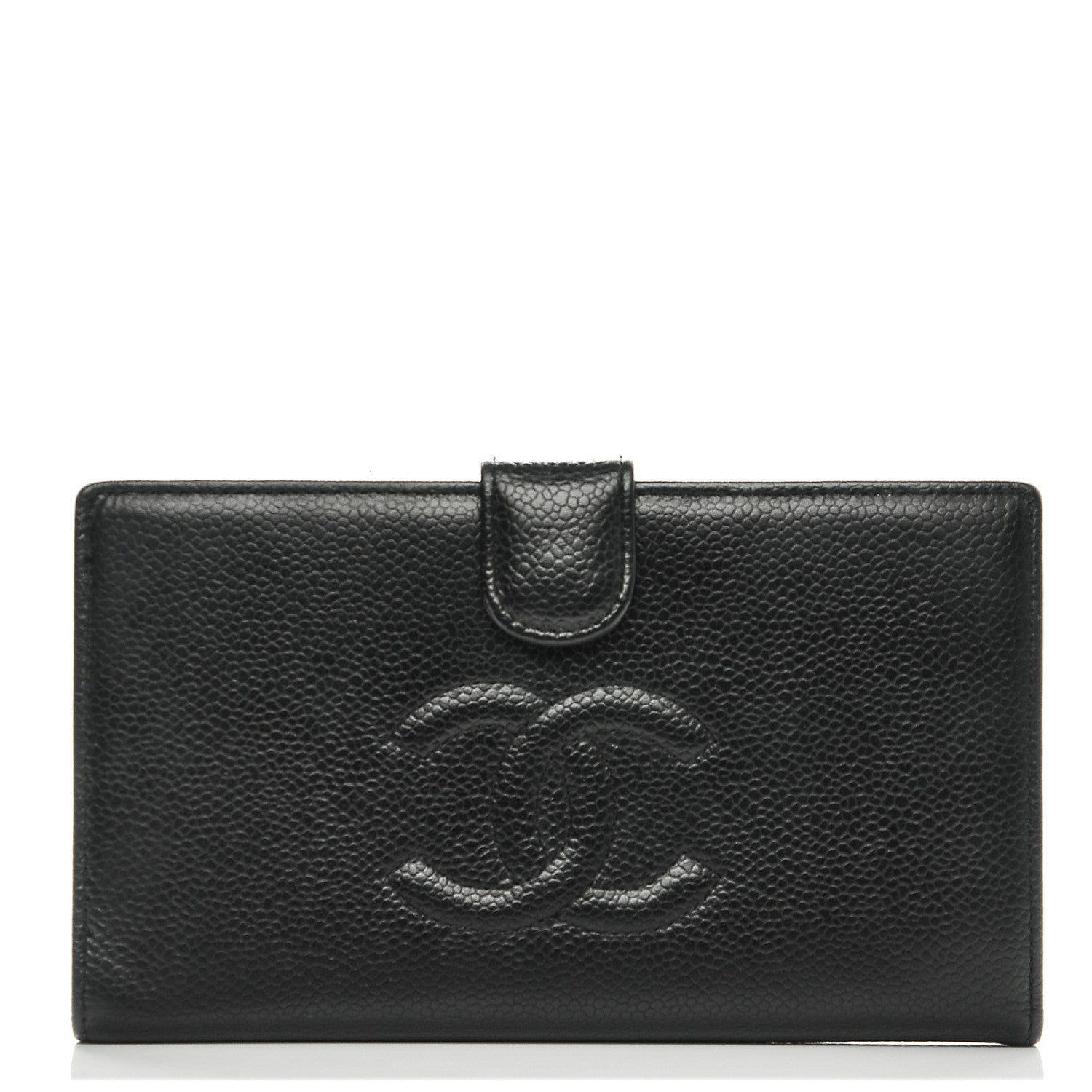 Chanel Caviar Timeless CC French Wallet Black 1 of 8