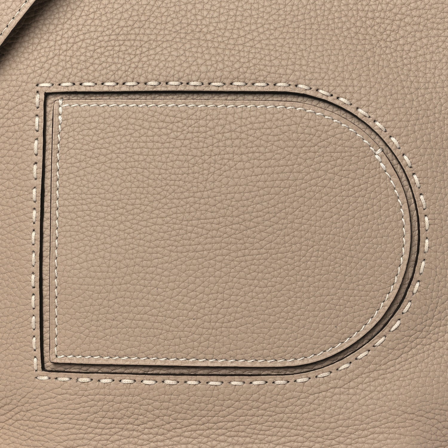 Delvaux Taurillon Pin Daily Surpique Bucket Sand 7 of 9