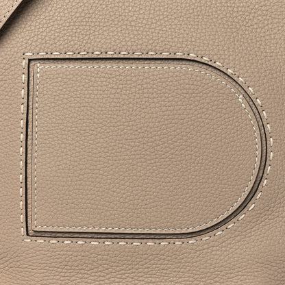 Delvaux Taurillon Pin Daily Surpique Bucket Sand 7 of 9