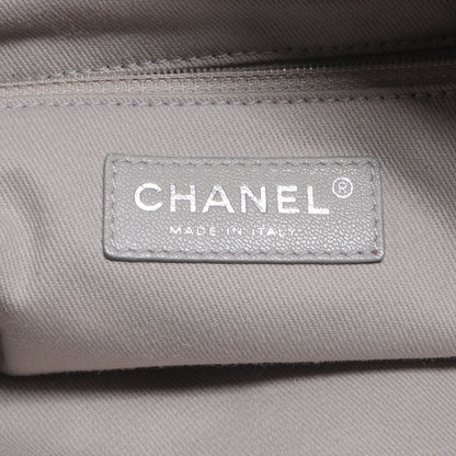 Chanel Iridescent Calfskin Large Sea Hit North South Tote Black 7 of 8