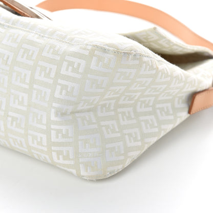 Fendi Zucchino Mama Baguette White Beige 8 of 8