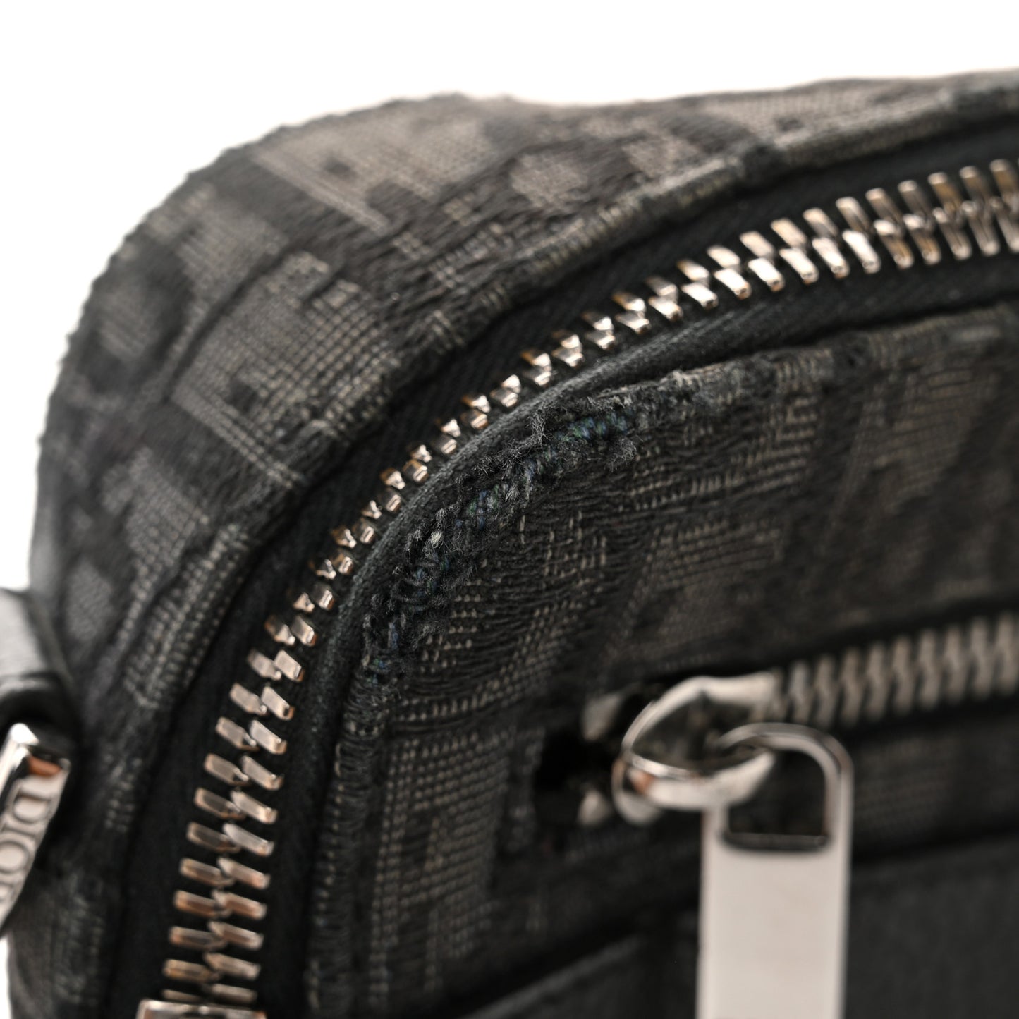 HOMME Oblique Safari Messenger Black