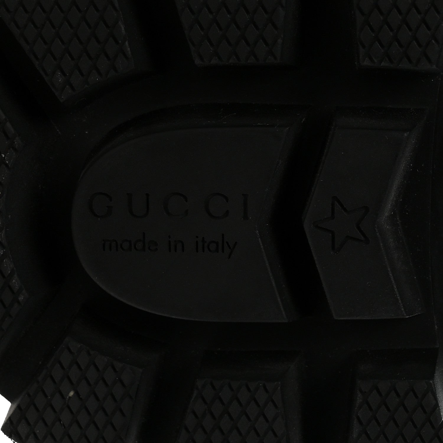 Gucci Calfskin Sylvie Web Womens Lace Up Combat Boots 38 Black 7 of 10