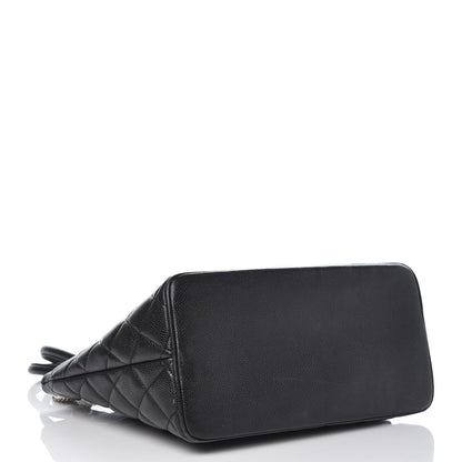 Chanel Caviar Quilted Medallion Tote Black 4 of 13