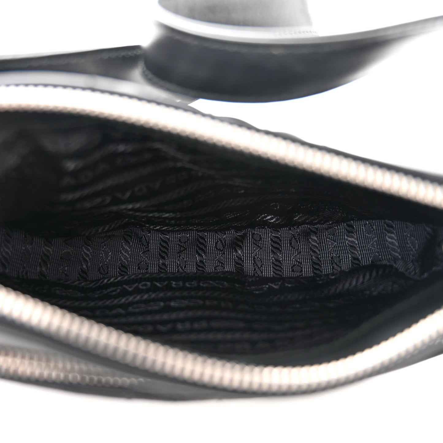 Soft Calfskin Impunture Diagramme Belt Bag Black