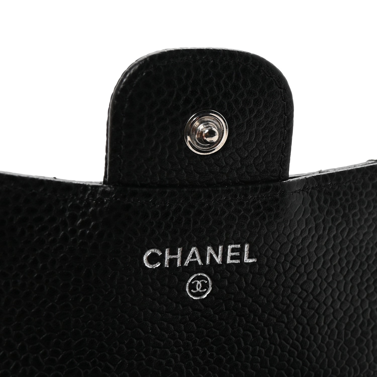 Chanel Caviar Quilted Compact Flap Wallet Black 6 of 9