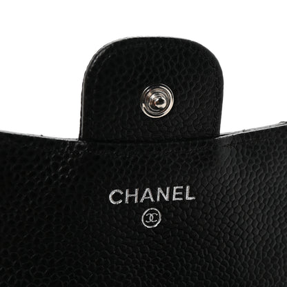 Chanel Caviar Quilted Compact Flap Wallet Black 6 of 9
