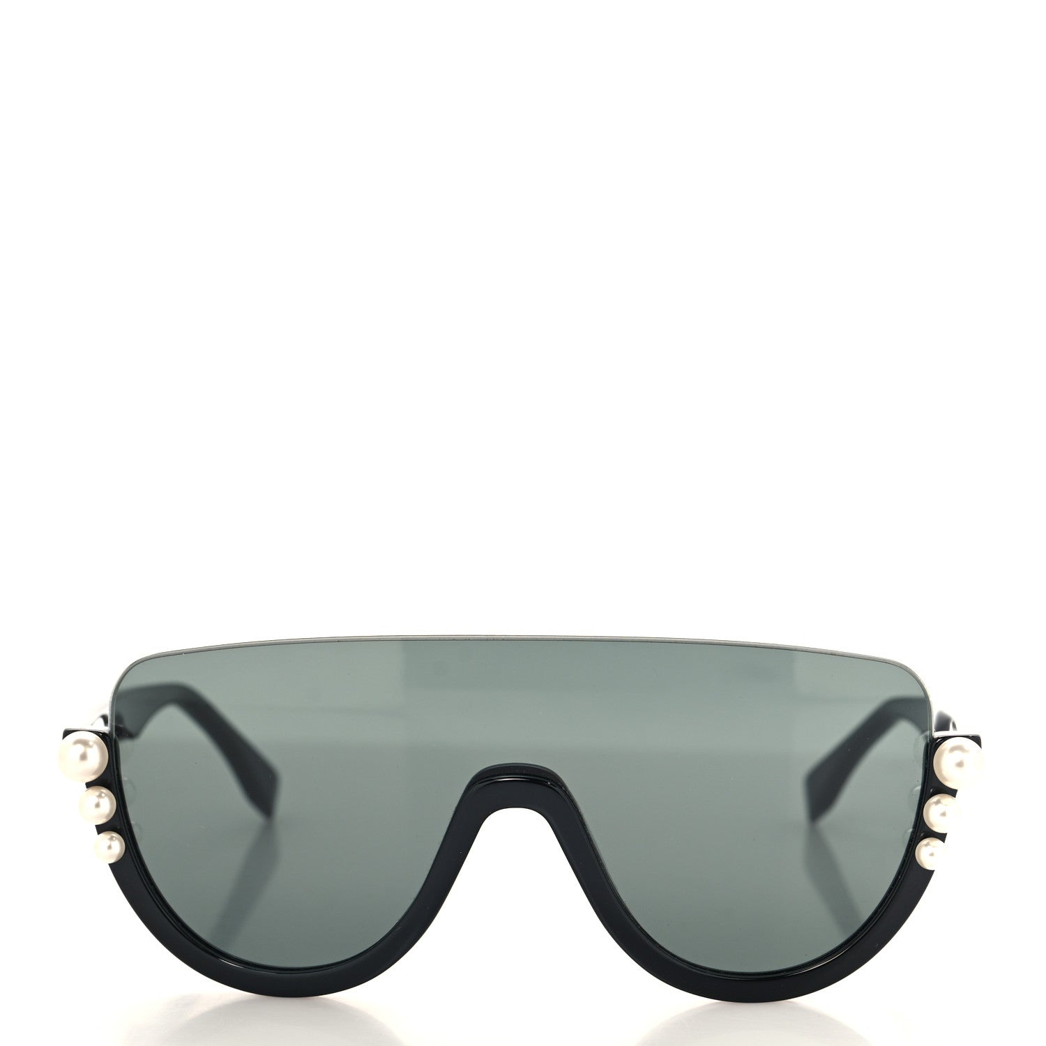 Fendi Acetate Pearl Sunglasses FF 0296/S Black 2 of 7