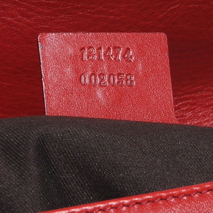 Gucci Leather Horsebit Flap Red 7 of 7