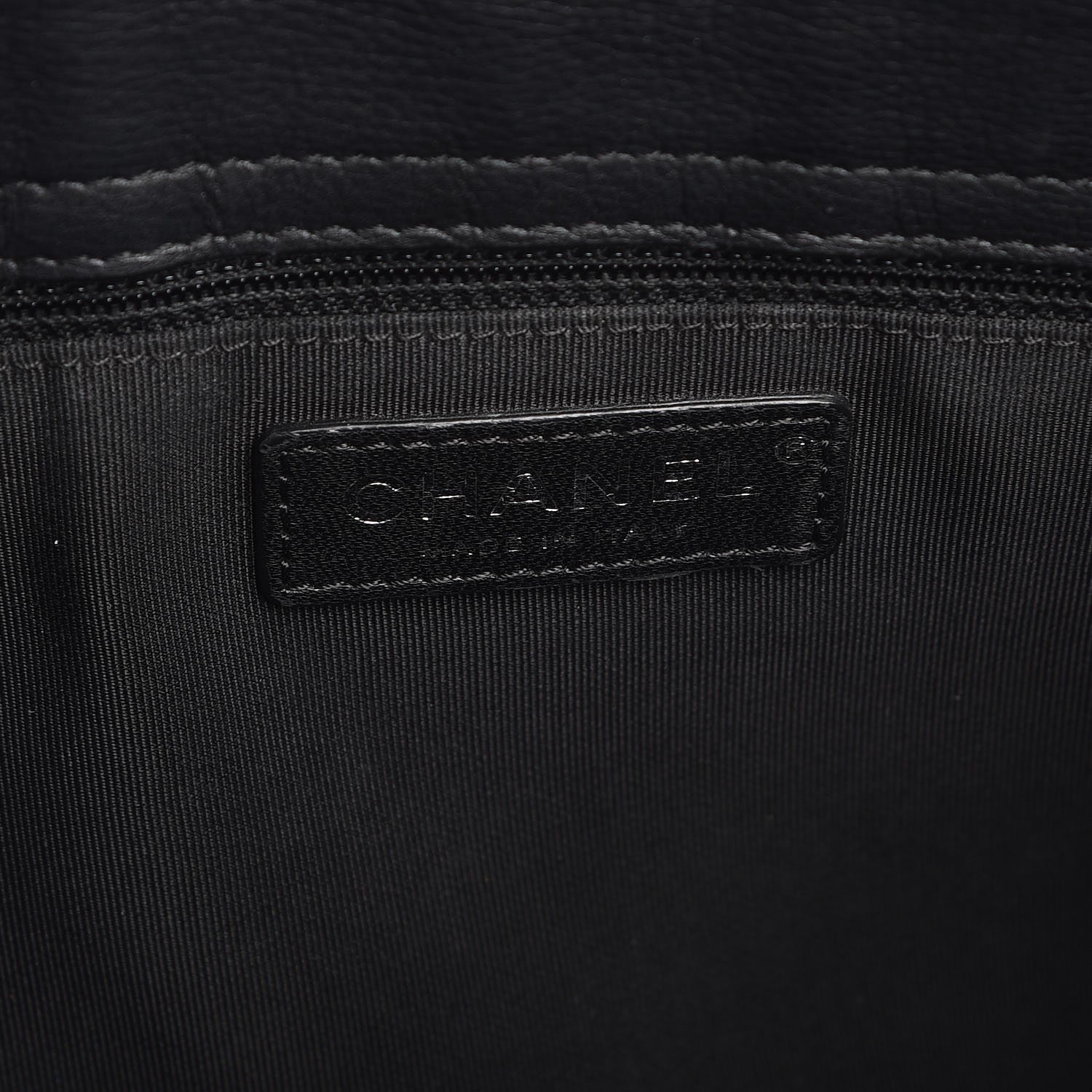 Chanel Calfskin Quilted Frame In Chain Tote Black 6 of 7